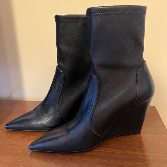 Stuart Wedge 85 Sock Bootie - Picture 1 of 7
